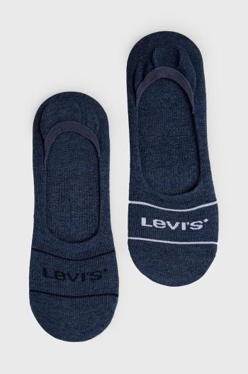 Ponožky Levi's ( 2-pak) pánské, tmavomodrá barva