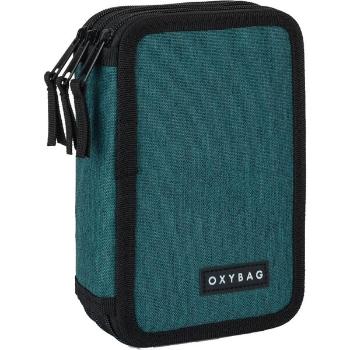 Oxybag UNICOLOR Školní penál, tmavě zelená, velikost