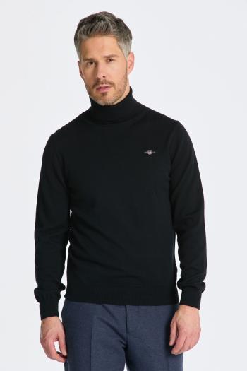 ROLÁK GANT CTN/WO ROLLNECK BLACK