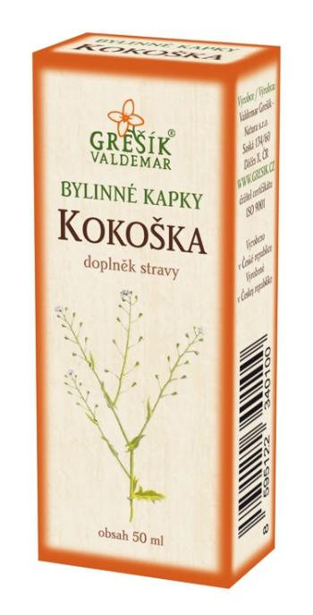 Valdemar Grešík Grešík Kokoška bylinné kapky 50 ml