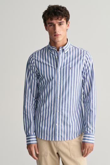 KOŠILE GANT REG WIDE POPLIN STRIPE SHIRT COLLEGE BLUE