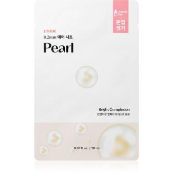 ETUDE 0.2 Therapy Air Mask Pearl rozjasňující plátýnková maska s revitalizačním účinkem 20 ml