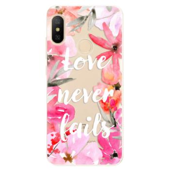 Odolné silikonové pouzdro iSaprio - Love Never Fails - Xiaomi Mi A2 Lite