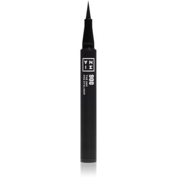 3INA The 24H Pen Eyeliner Mini dlouhotrvající oční linky odstín 900 - Black 0,6 ml