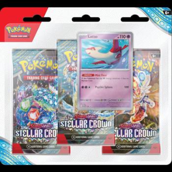 Pokémon TCG: SV07 Stellar Crown - 3 Blister Booster