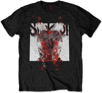 Slipknot Tričko Devil Single - Logo Blur Unisex Black L