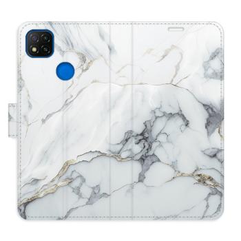 Flipové pouzdro iSaprio - SilverMarble 15 - Xiaomi Redmi 9C