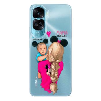 Odolné silikonové pouzdro iSaprio - Mama Mouse Blonde and Boy - Honor 90 Lite 5G