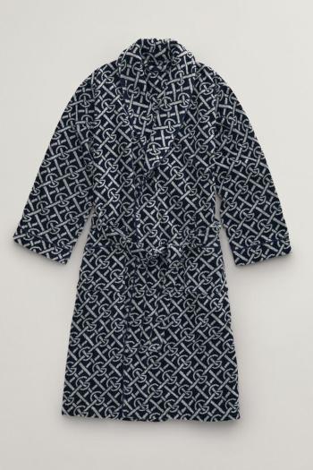 ŽUPAN GANT G-PATTERN ROBE EVENING BLUE