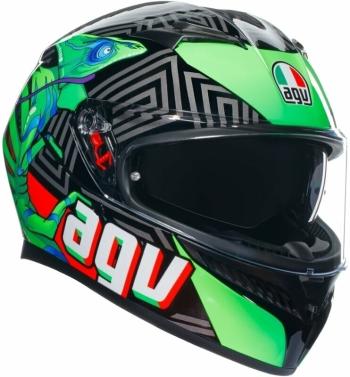 AGV K3 Kamaleon Black/Red/Green XL Přilba