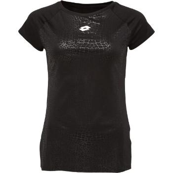 Lotto WORKOUT PURE TEE Női sportpóló, fekete, méret