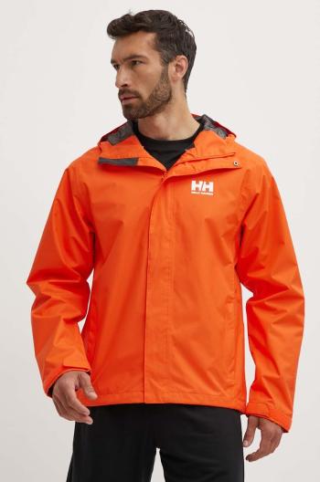 Bunda Helly Hansen oranžová barva, přechodná