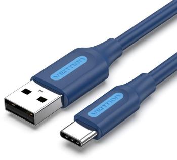 Adatkábel Vention USB 2.0 to USB-C 3A Cable 1m Deep Blue