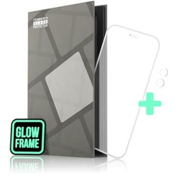 Tempered Glass Protector svítící pro iPhone 12 / 12 Pro + sklo na kameru (TGW-IP12P-WH)