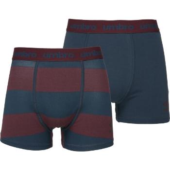 Umbro BOXER SHORT 2 PACK Pánské boxerky, modrá, velikost