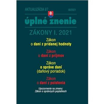 Aktualizácia I/7 2021 – daňové a účtovné zákony (9771335612732)