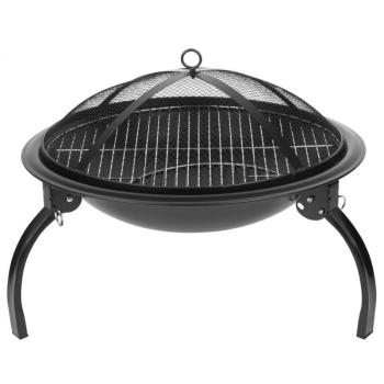 SLOVAKIA TREND OHNISKO STREND PRO HOMEFIRE, BBQ, GRIL S ROSTOM, NA DREVENE UHLIE, KOVOVE, 545X400 MM