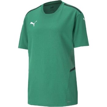 Puma TEAMCUP JERSEY TEE Pánské fotbalové triko, zelená, velikost