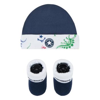 Converse dinos hat & bootie 2pc set 0-6m