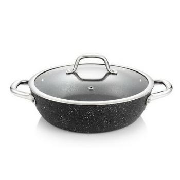 TESCOMA panvica hlboká PRESIDENT Stone s pokrievkou ø 26 cm , 26 cm