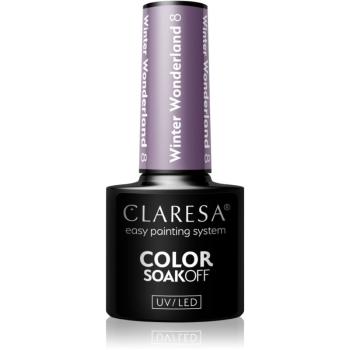 Claresa SoakOff UV/LED Color Winter Wonderland gelový lak na nehty odstín 8 5 g