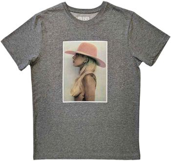 Lady Gaga Tričko Pink Hat Unisex Grey 2XL