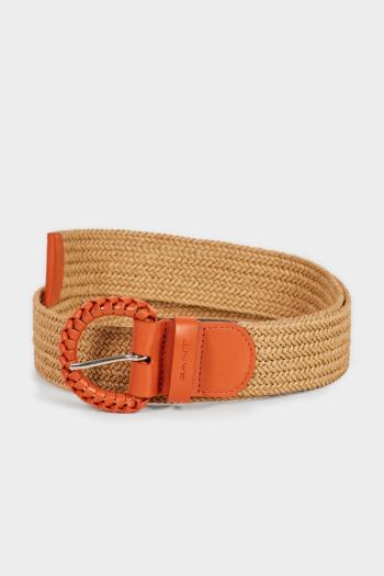 OPASEK GANT WOVEN BELT PUMPKIN ORANGE