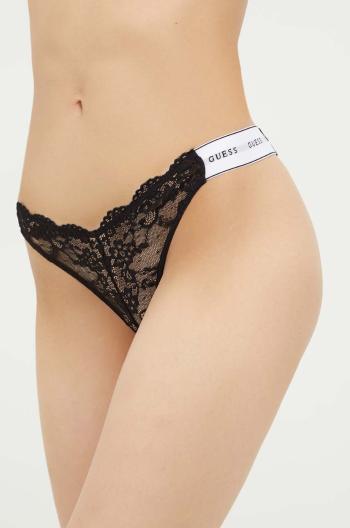 Tanga Guess BELLE černá barva, O3RE08 KBBT0