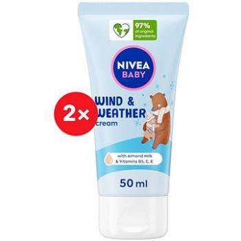 NIVEA Baby Wind&Weather 2× 50 ml