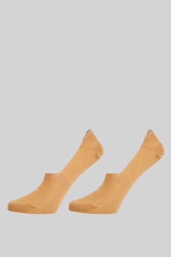 PONOŽKY GANT INVISIBLE SOCKS 2-PACK DARK KHAKI