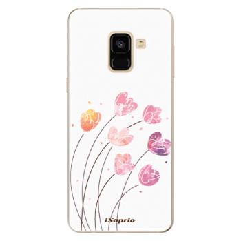 Odolné silikonové pouzdro iSaprio - Flowers 14 - Samsung Galaxy A8 2018