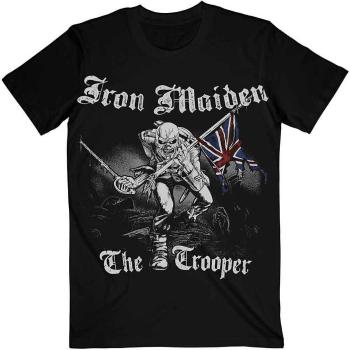 Iron Maiden Tričko Sketched Trooper Unisex Black L