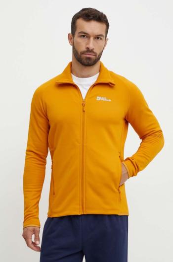 Sportovní mikina Jack Wolfskin Baiselberg oranžová barva