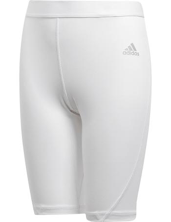 Bílé dětské šortky Adidas vel. 116cm