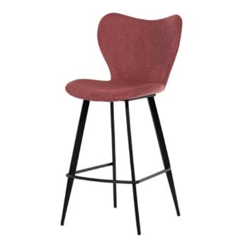 Barová stolička Autronic 45x96 cm červená látka AUB-1068 RED2