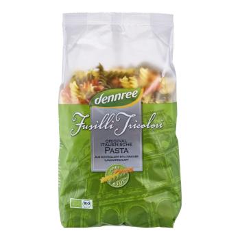 Těstoviny Fusilli Tricolori 500 g BIO   DENNREE