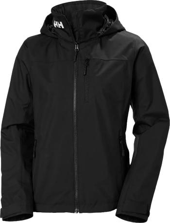 Helly Hansen Bunda Women’s Crew Hooded Midlayer Sailing Jacket 2.0 Black XL