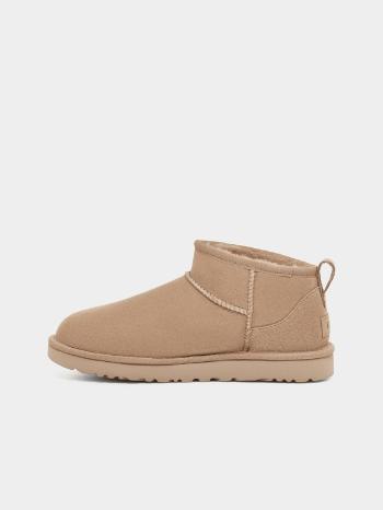 UGG Classic Ultra Mini Kotníková obuv Béžová