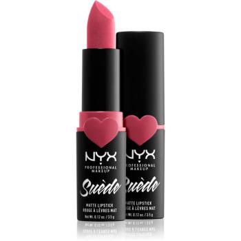 NYX Professional Makeup Suede Matte  Lipstick matná rtěnka odstín 27 Cannes 3.5 g