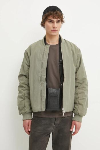 Bunda Won Hundred pánska, zelená farba, zimná, 3375-13041