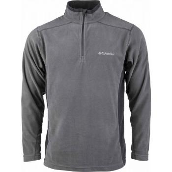 Columbia KLAMATH RANGE II HALF ZIP Pánská outdoorová mikina, šedá, velikost