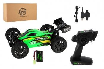 Auto RC Buggy Bonzai Jubatus terénní 30cm plast zelené  2,4GHz na bat.+dob. pack v krab. 40x14x21cm