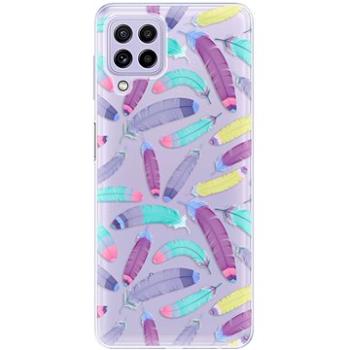 iSaprio Feather Pattern 01 pro Samsung Galaxy A22 (featpatt01-TPU3-GalA22)