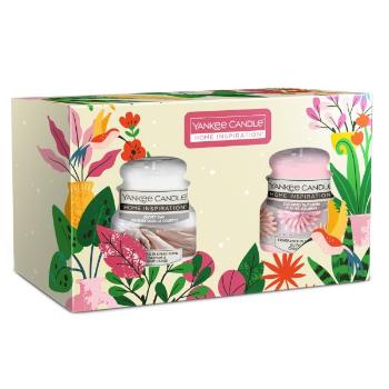 Yankee Candle Dárková sada svíček Sugared Blossom & Duvet Day 2 x 104 g