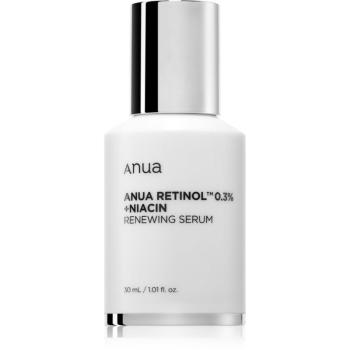 Anua Retinol 0.3% + Niacin Renewing Serum noční obnovující sérum na rozšířené póry a vrásky 30 ml