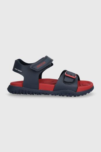 Dětské sandály Geox SANDAL FUSBETTO tmavomodrá barva