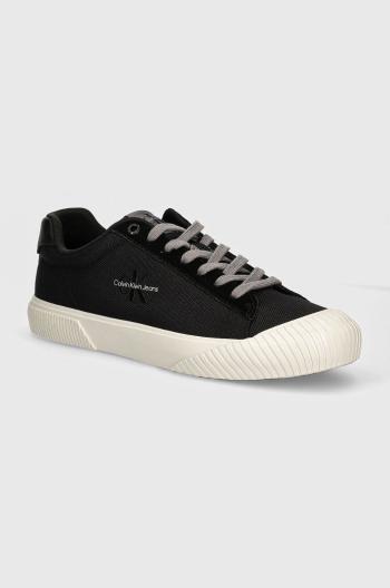 Tenisky Calvin Klein Jeans SKATER VULC LOW MTR pánské, černá barva, YM0YM01000