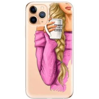 iSaprio My Coffe and Blond Girl pro iPhone 11 Pro (coffblon-TPU2_i11pro)