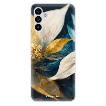 Odolné silikonové pouzdro iSaprio - Gold Petals - Samsung Galaxy A13 5G