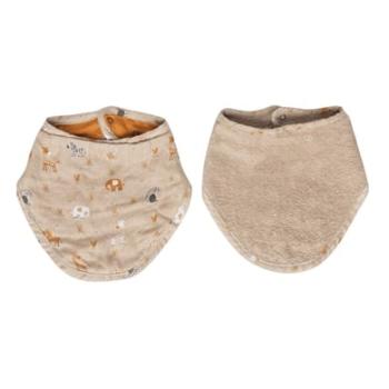 bébé jou® Bandana Bib 2-Pack Steppe